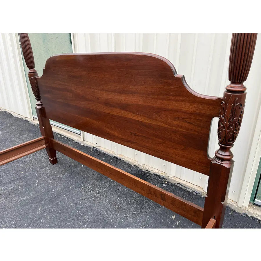Ethan Allen Georgian Court Cherry Queen Poster Bed