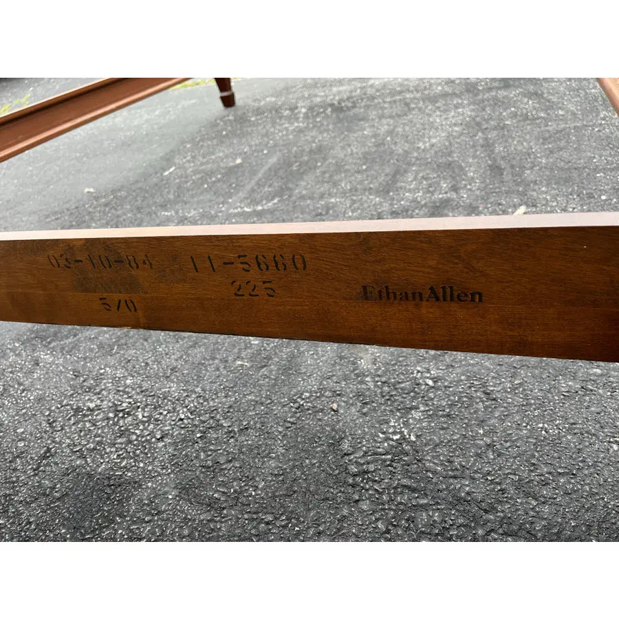 Ethan Allen Georgian Court Cherry Queen Poster Bed