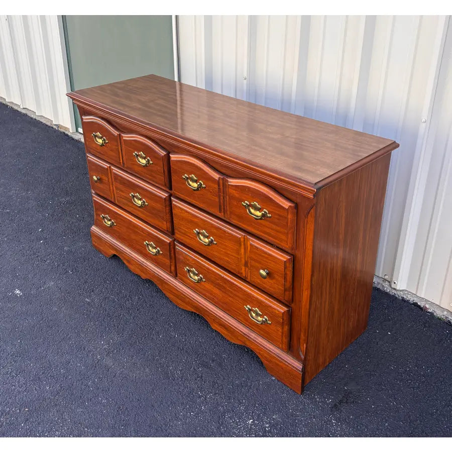 Florida Furniture 6-Drawer Pecan Dresser Chest of Drawers