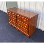 Florida Furniture 6-Drawer Pecan Dresser Chest of Drawers