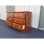 Florida Furniture 6-Drawer Pecan Dresser Chest of Drawers