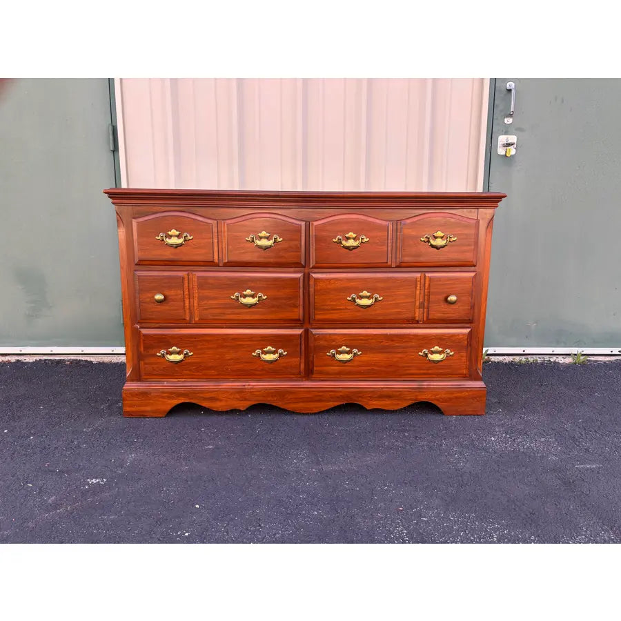 Florida Furniture 6-Drawer Pecan Dresser Chest of Drawers