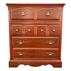 Florida Furniture Pecan 4-Drawer Tall Chest of Drawers