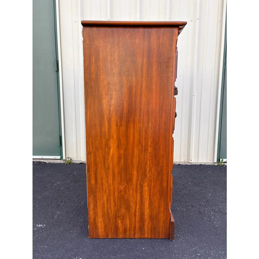 Florida Furniture Pecan 4-Drawer Tall Chest of Drawers