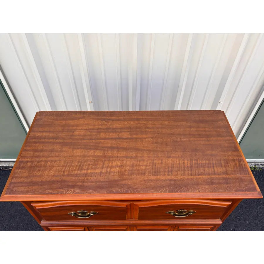 Florida Furniture Pecan 4-Drawer Tall Chest of Drawers