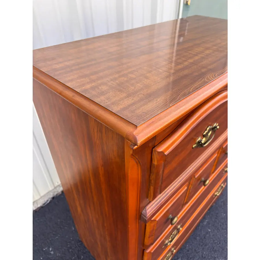 Florida Furniture Pecan 4-Drawer Tall Chest of Drawers