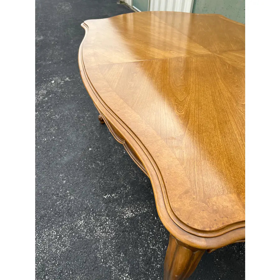 French Country Fruitwood Extension Dining Table- Attr. To Century Furniture