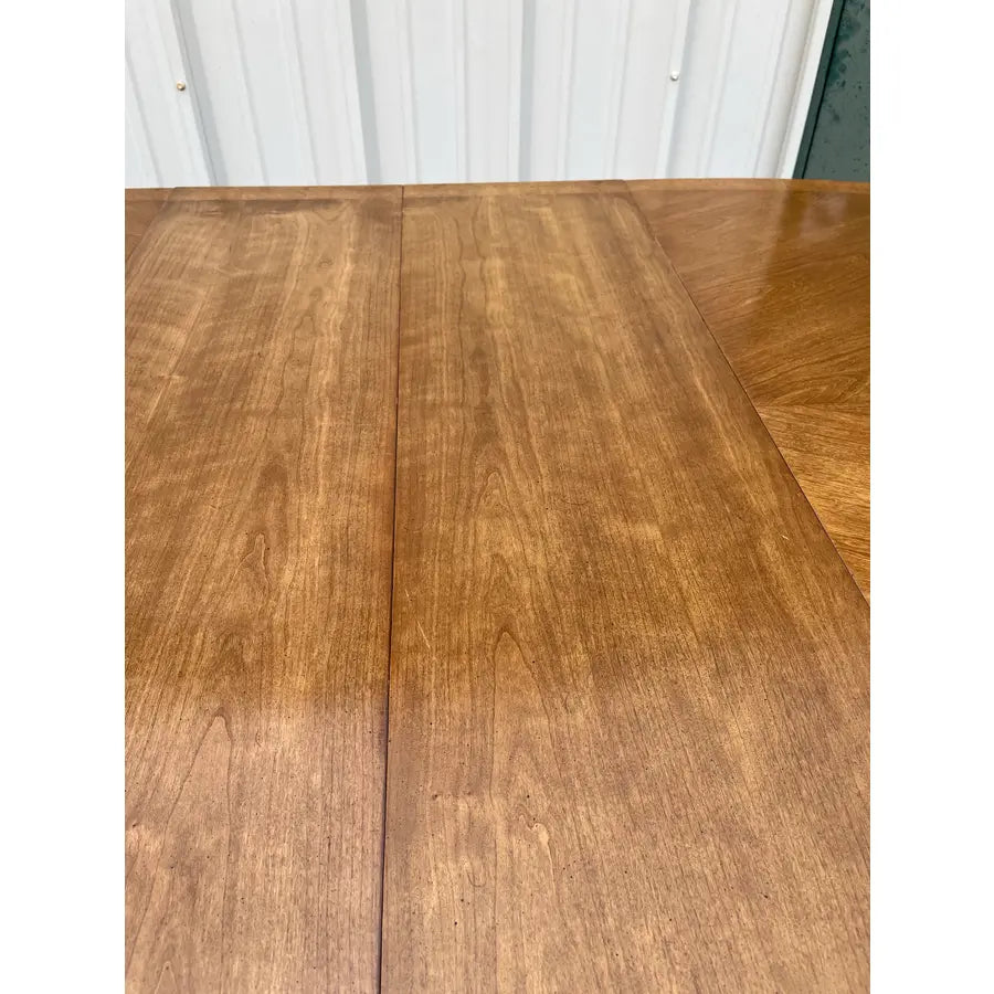 French Country Fruitwood Extension Dining Table- Attr. To Century Furniture