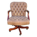 Hancock & Moore Tufted Leather Swivel Office Chair