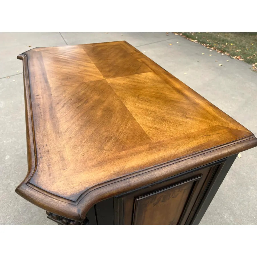 Hooker North Hampton Collection Ebonized Maple Lateral Filing Cabinet