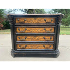 Hooker North Hampton Collection Ebonized Maple Lateral Filing Cabinet