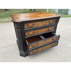 Hooker North Hampton Collection Ebonized Maple Lateral Filing Cabinet