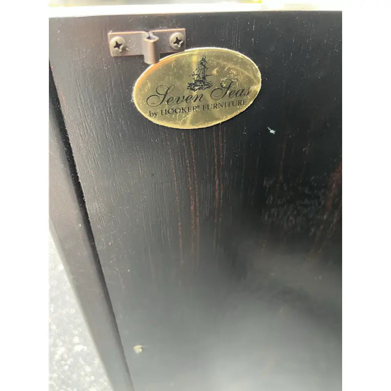 Hooker Seven Seas Collection Ebonized Media Cabinet Armoire