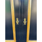 Jacques Bodart Black Lacquer and Gilt Sideboard Buffet- Circa. 1950s