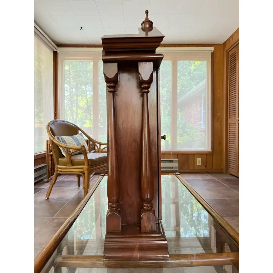 Jauch West Germany Mahogany Mantle Clock- Circa 1980