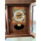 Jauch West Germany Mahogany Mantle Clock- Circa 1980
