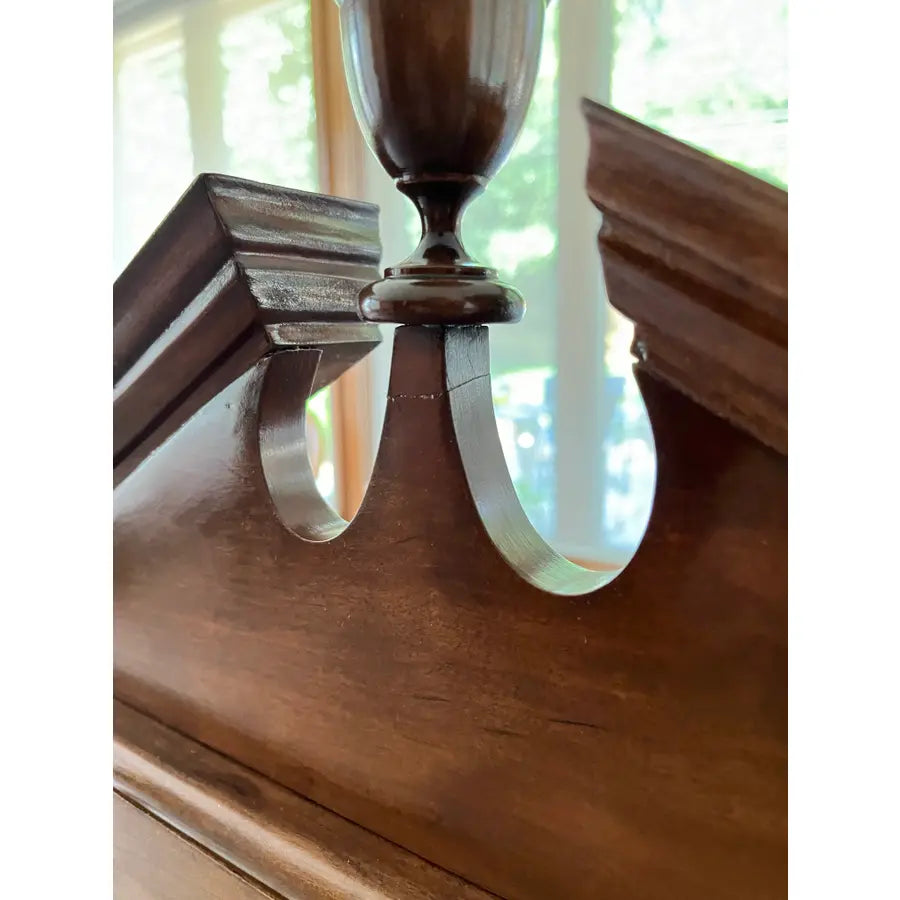 Jauch West Germany Mahogany Mantle Clock- Circa 1980