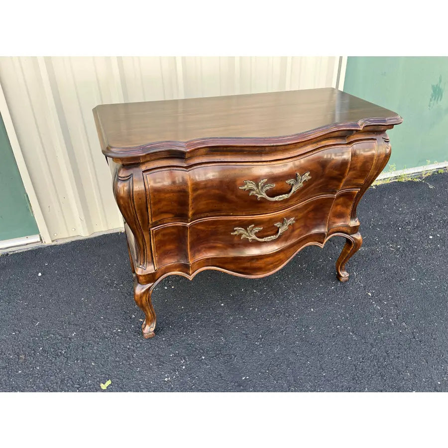 John Widdicomb Two-Drawer French Bombe Chest of Drawers