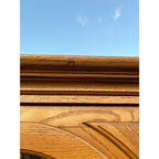 Keller Illuminated Oak China Display Hutch Cabinet