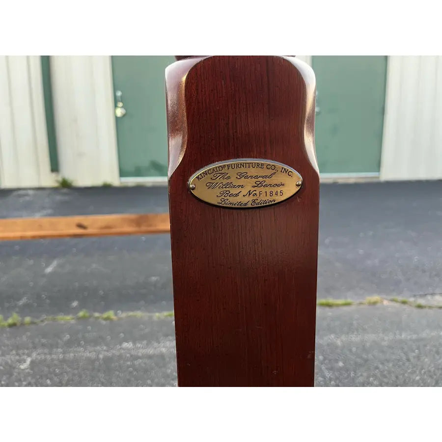 Kincaid Furniture Limited Edition General William Lenoir King Poster Bed Frame