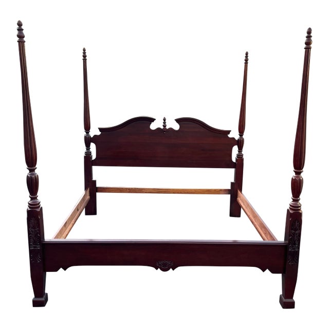 Kincaid Furniture Limited Edition General William Lenoir King Poster Bed Frame