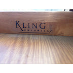 Kling Colonial Queen Anne Cherry Secretary Desk