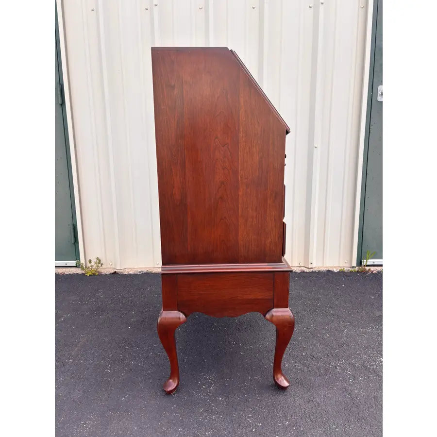 Kling Colonial Queen Anne Cherry Secretary Desk