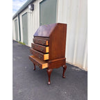 Kling Colonial Queen Anne Cherry Secretary Desk