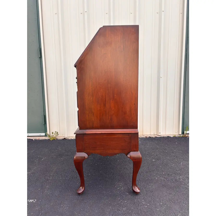 Kling Colonial Queen Anne Cherry Secretary Desk