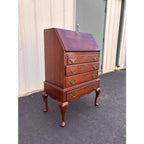 Kling Colonial Queen Anne Cherry Secretary Desk