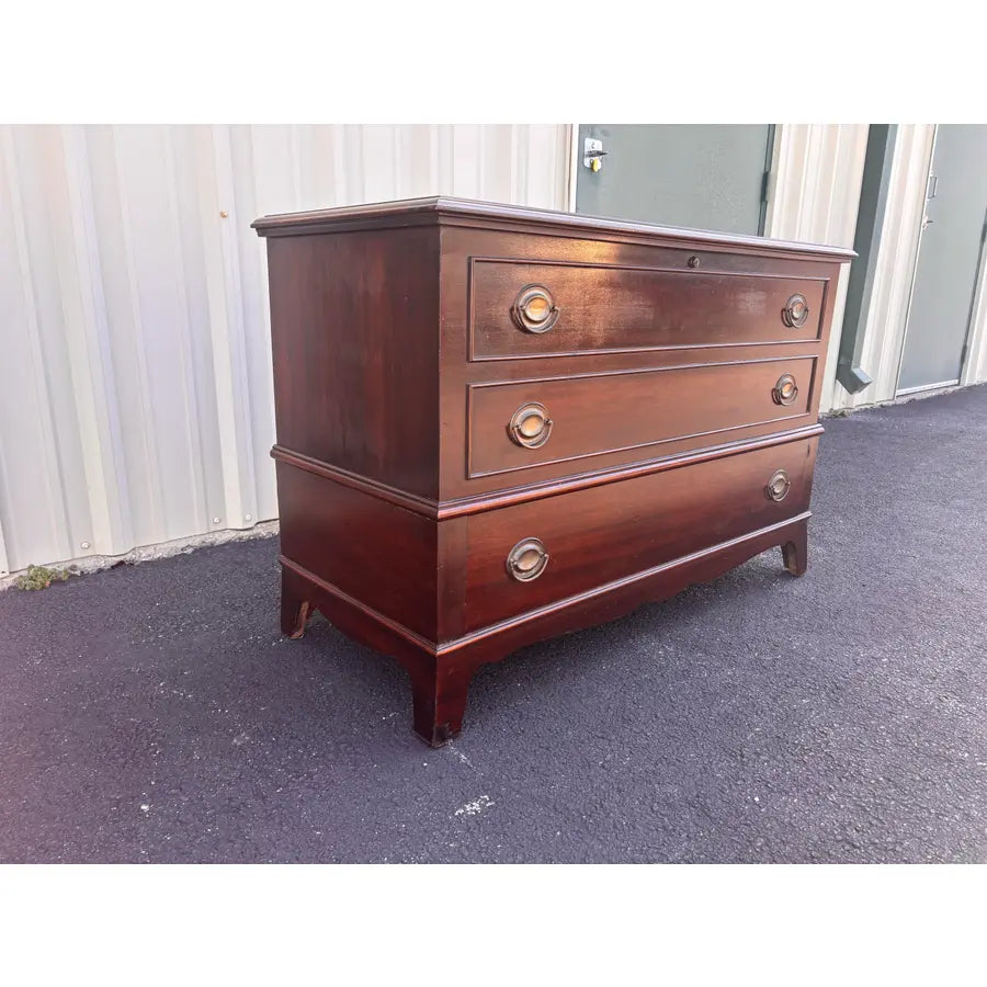 Lane Single Drawer Mahogany Cedar Lined Blanket Chest