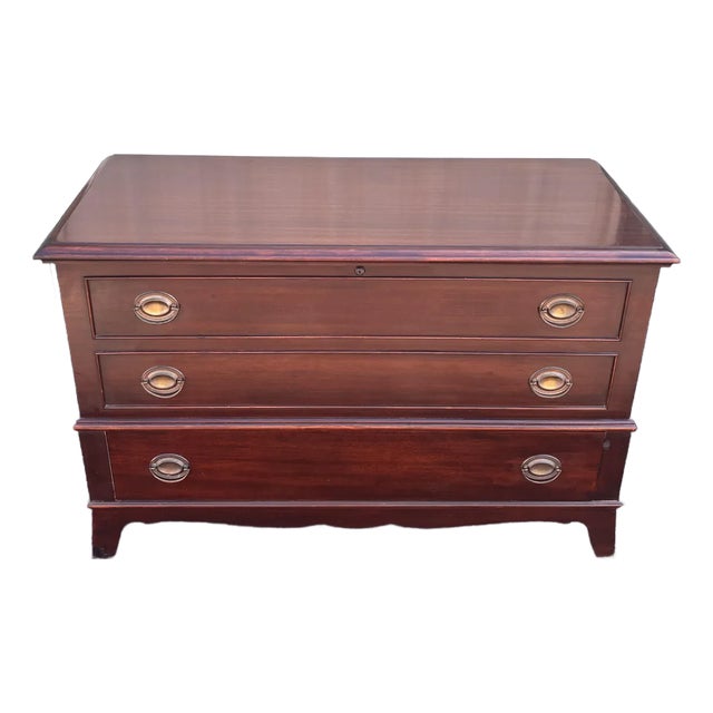 Lane Single Drawer Mahogany Cedar Lined Blanket Chest