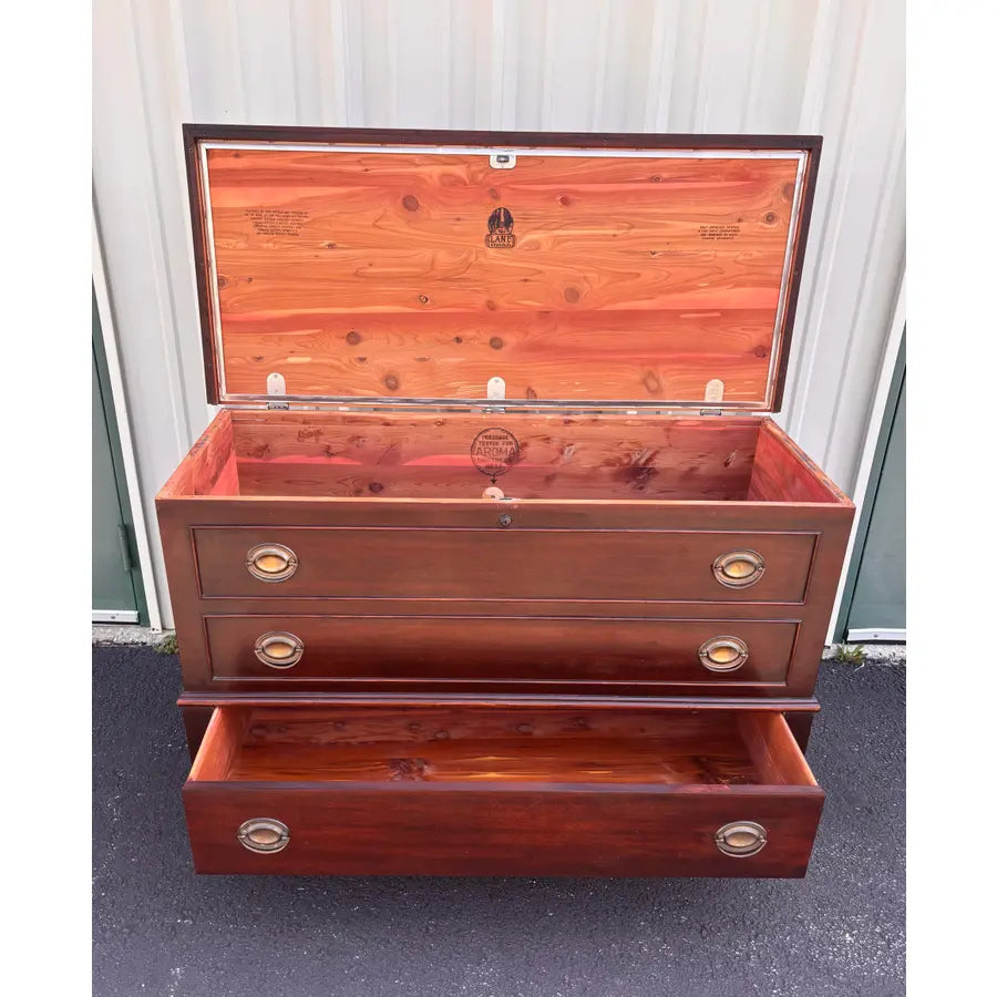 Lane Single Drawer Mahogany Cedar Lined Blanket Chest