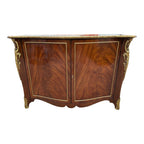 Large Baker Furniture Italian Mahogany Dry Bar Cabinet Commode