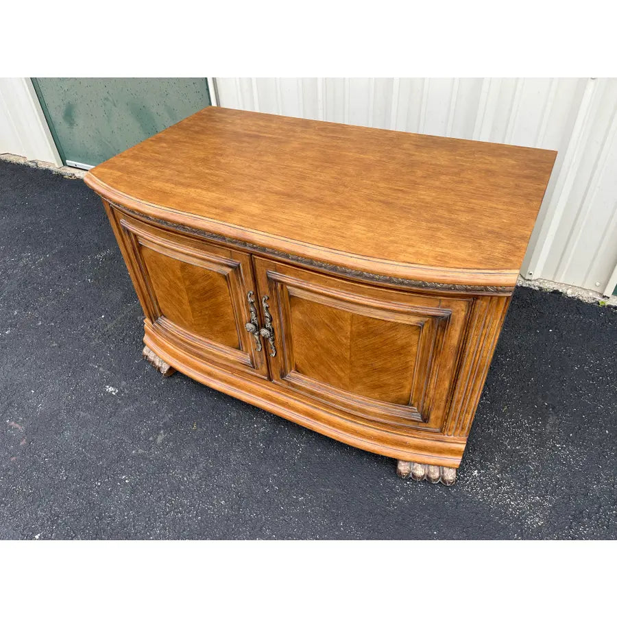 Michael Amini AICO Paw Foot Media Console Cabinet