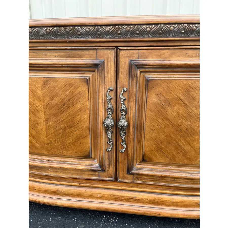 Michael Amini AICO Paw Foot Media Console Cabinet