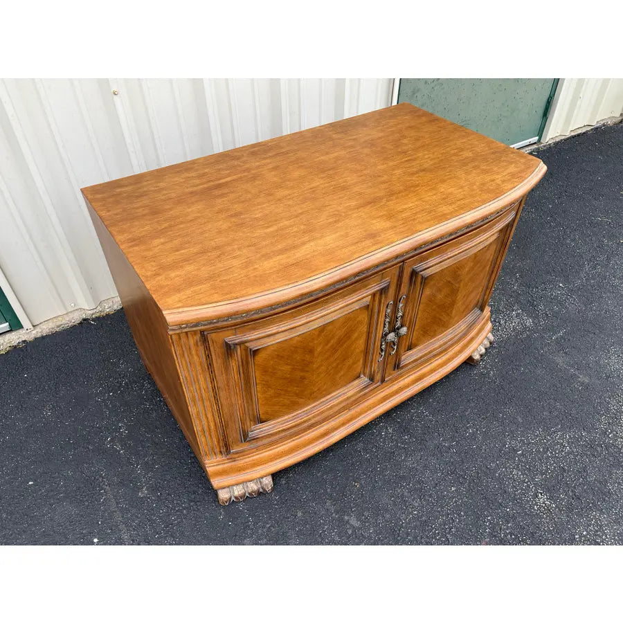 Michael Amini AICO Paw Foot Media Console Cabinet