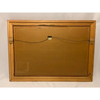 Ming Feng Original Landscape Oil Painting on Canvas 43"- Untitled, Framed