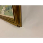 Ming Feng Original Landscape Oil Painting on Canvas 43"- Untitled, Framed