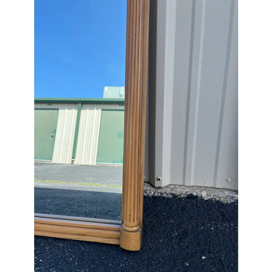 Neoclassical Fruitwood Dressing or Wall Mirror
