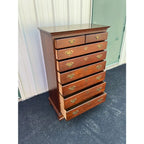 Pennsylvania House 8-Drawer Cherry Chippendale Tall Chest of Drawers