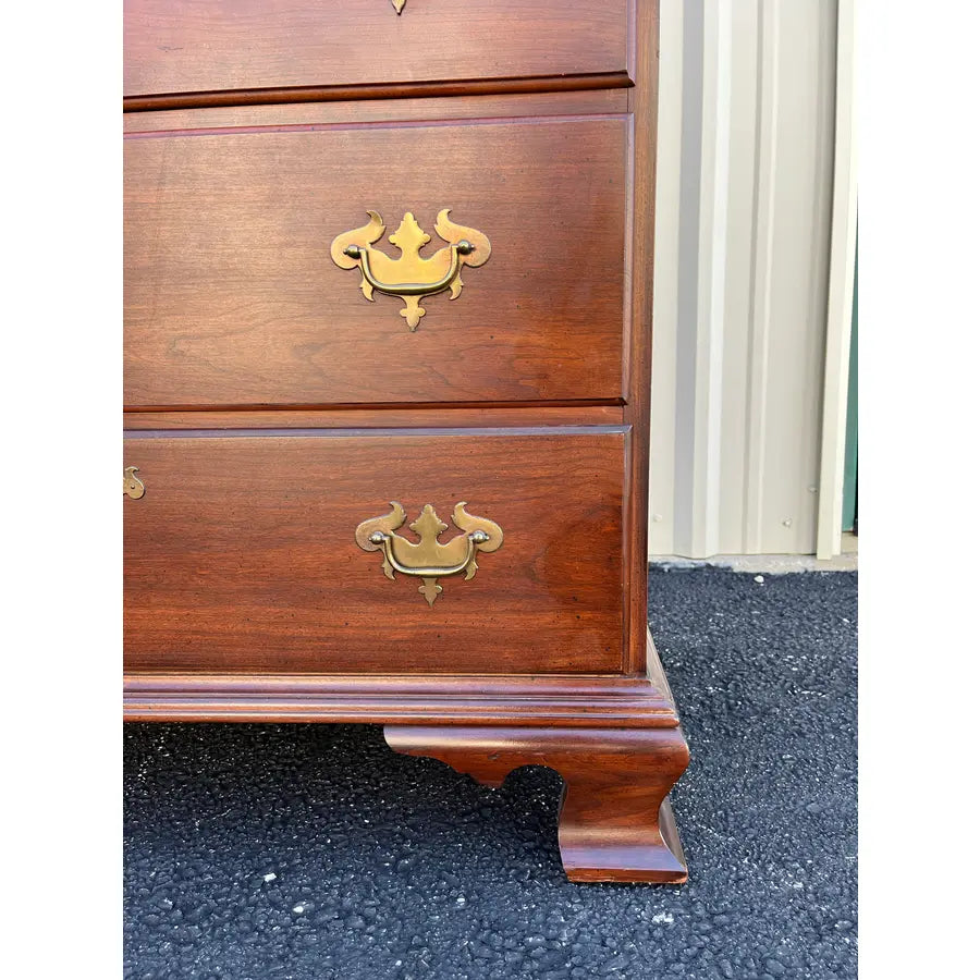 Pennsylvania House 8-Drawer Cherry Chippendale Tall Chest of Drawers