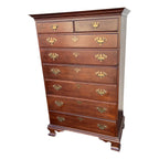 Pennsylvania House 8-Drawer Cherry Chippendale Tall Chest of Drawers