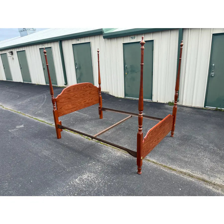 Queen SIze Broyhill Cherry Four Poster Bed Frame
