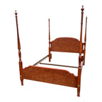 Queen SIze Broyhill Cherry Four Poster Bed Frame