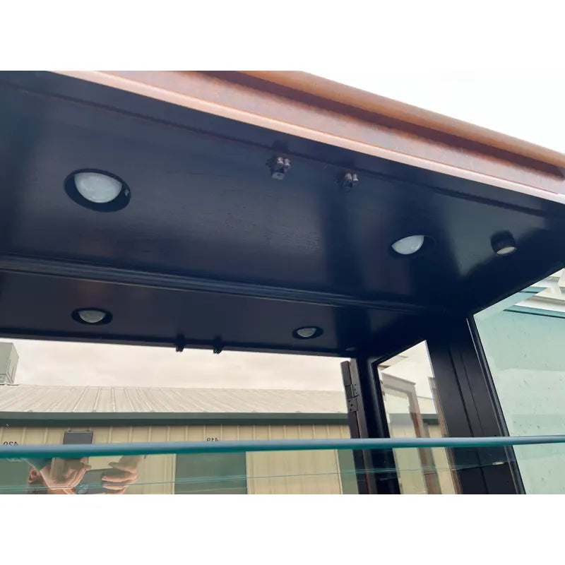 Raymond Sobota for Century Chin Hua Burlwood Illuminated Display Cabinet