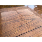 Rustic Walnut Farmhouse Extension Dining Table