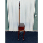 Single Drawer Cherry Entryway Console Table With Mirror