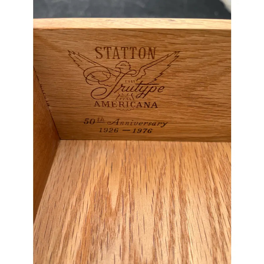 Statton Trutype 50th Anniversary Solid Cherry Console Table