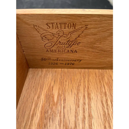 Statton Trutype 50th Anniversary Solid Cherry Console Table